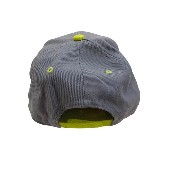 Adidas Collection Men’s Slime Green & Tech Gray FAKT SnapBack Logo Cap - Picture 4 of 10
